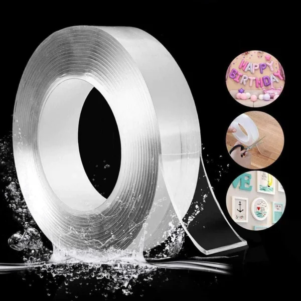 TAPE - MULTIPURPOSE DOUBLE SIDED NANO MAGIC GRIP TAPE ( 5 METER )