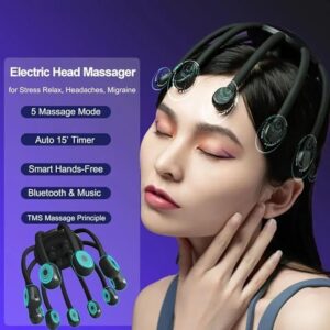 Maptol-Head Massager Octopus Claw Electric Relaxation Scalp Massage Machine with 3 Vibration Mode