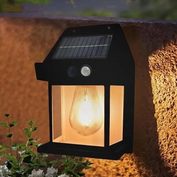 Maptol-New Wireless Dusk to Dawn Motion Sensor LED Wall Sconce, Solar Light Outdoor Wall Light, Solar Lamp