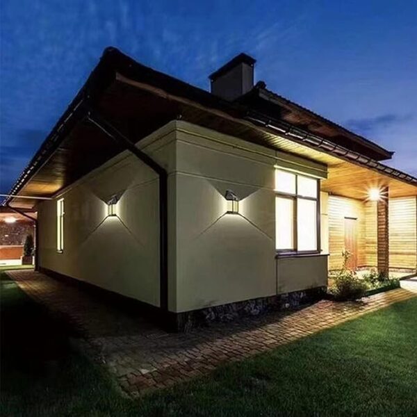 Maptol-New Wireless Dusk to Dawn Motion Sensor LED Wall Sconce, Solar Light Outdoor Wall Light, Solar Lamp - Image 4