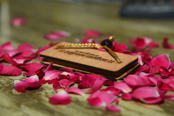 Hanuman chalisa | Hanuman chalisa Book | Wooden Hanuman chalisa Book| Hanuman chalisa hardcover | Hanuman chalisa Pocket Book - Image 2